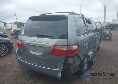 2007 Honda Odyssey Ex из США, поврежденный, VIN 5FNRL38407B084436